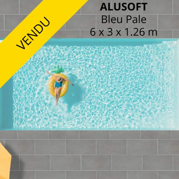 PROMO - Piscine Enterré ALUSOFT® 6 x 3 x 1.26 m